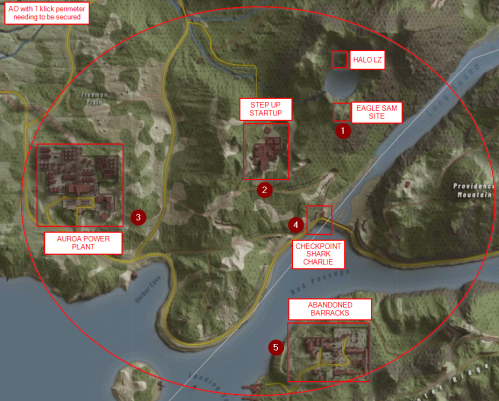 AO map with all Blue Remedy objectives